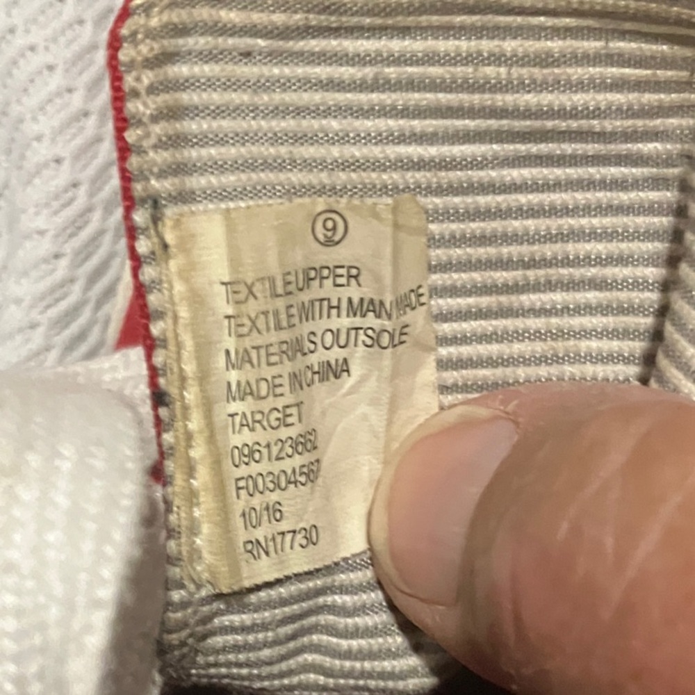 Mossimo Supply Co. Red Canvas Slip-Ons - Picture 3 of 9